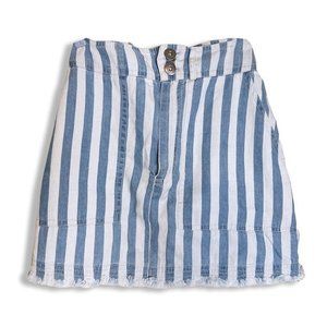 Women’s Size 2‎ Striped Skirt Denim Feel │ Skirt Jack by BB Dakota